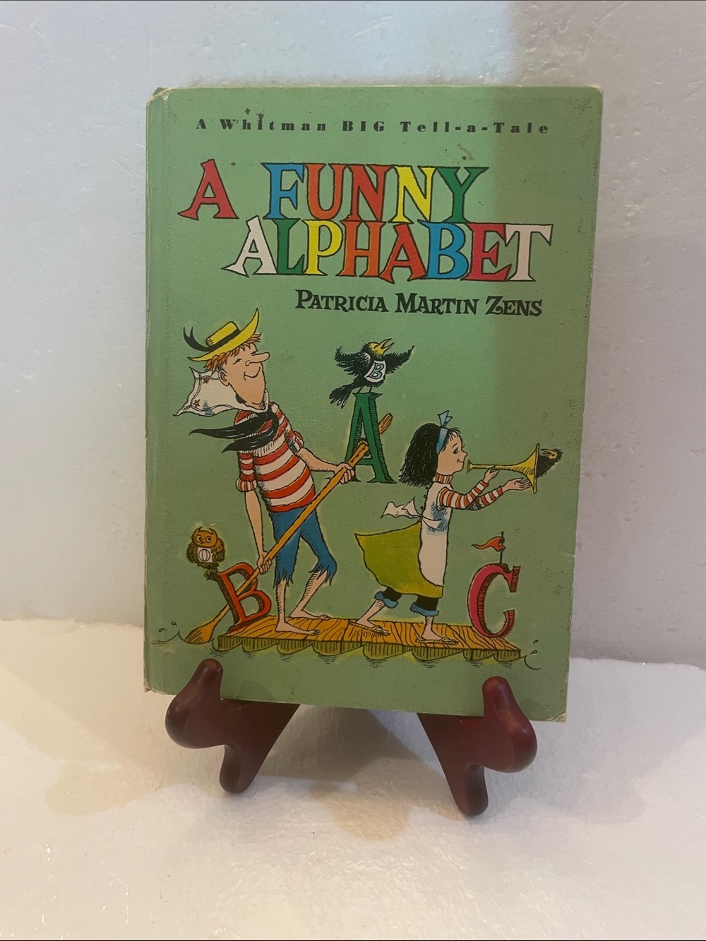 Vintage 1965 A Funny Alphabet Hardcover Book Patricia Martin Zens ABC rhyming